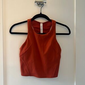 Lululemon fitted crop top, size 6